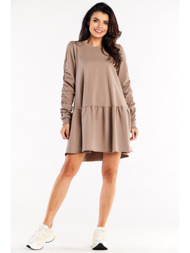 Infinite You Woman's Dress M314 Latte