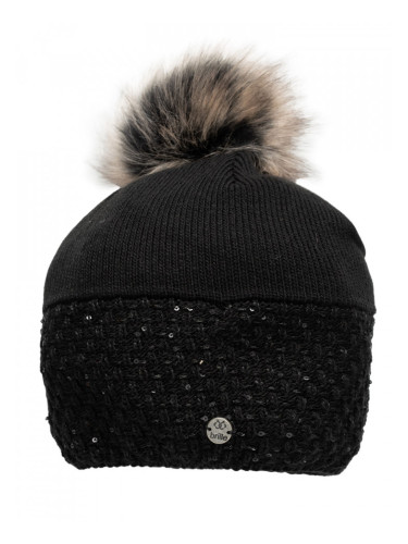 BRILLE | Дамска зимна шапка, ЧЕРЕН