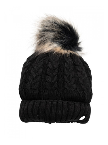 BRILLE | Дамска зимна шапка, ЧЕРЕН