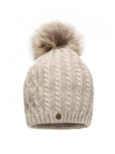 BRILLE | Дамска зимна шапка, БЕЖОВО