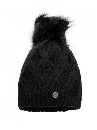 BRILLE | Дамска зимна шапка, ЧЕРЕН