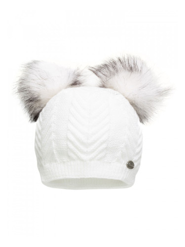 BRILLE | Дамска зимна шапка, БЯЛ