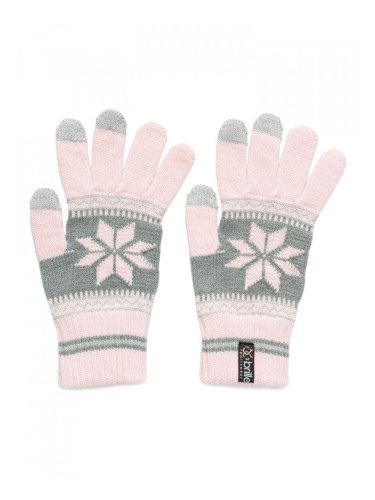 BRILLE | Дамски зимни ръкавици, РОЗОВ