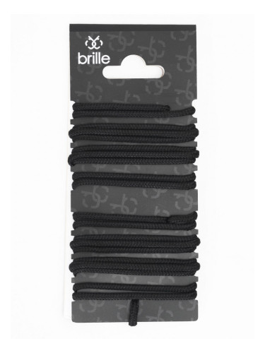 BRILLE | Връзки за обувки кръгли - Black - 150cm