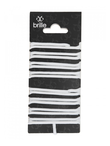 BRILLE | Връзки за обувки кръгли - White - 110cm