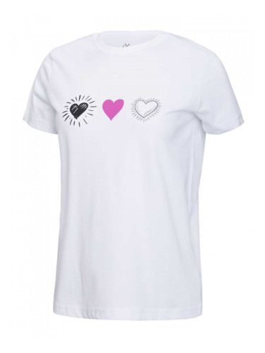 BRILLE | Тениска HEART GRAPHIC, бял