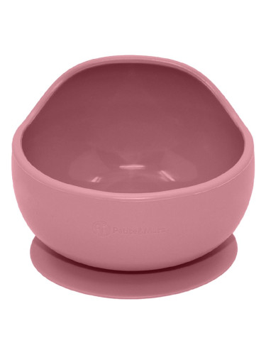 Petite&Mars Take&Match Silicone Bowl купичка с вендуза Dusty Rose 6 m+ 360 мл.