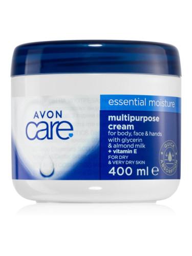 Avon Care Essential Moisture мултифункционален крем за лице, ръце и тяло 400 мл.