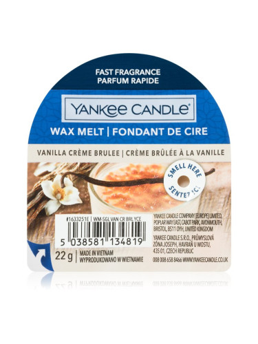 Yankee Candle Vanilla Crème Brûlée восък за арома-лампа 22 гр.