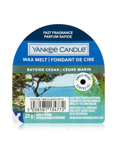 Yankee Candle Bayside Cedar восък за арома-лампа 22 гр.