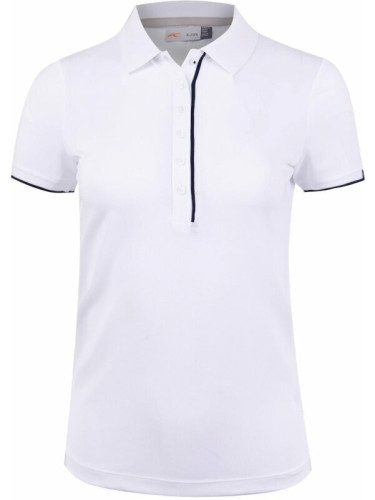 Kjus Womens Sia Polo S/S White 38 Риза за поло