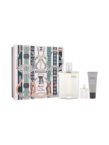 Hermes H24 Fantaisie d'Etriers Подаръчен комплект EDT 100 ml + EDT 5 ml + хидратиращ крем за лице 20 ml