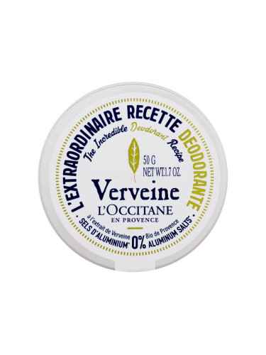 L'Occitane Verveine The Incredible Deodorant Recipe Дезодорант 50 гр