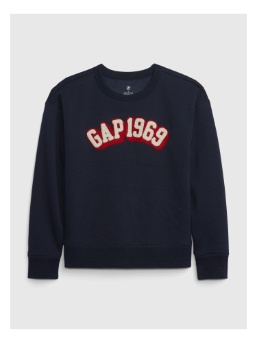 Dark blue boys' sweatshirt GAP