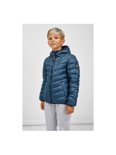 Blue quilted jacket for boys SAM 73 Kyain