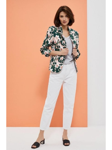 Jacket with a floral print