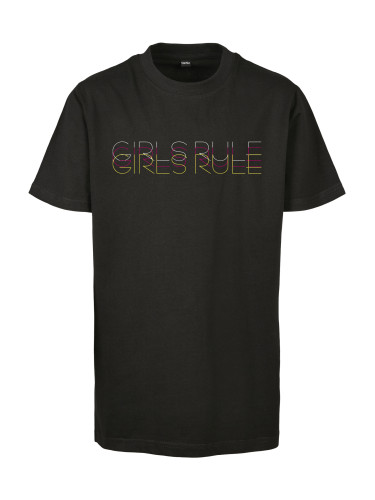 Children's T-shirt for girls in black