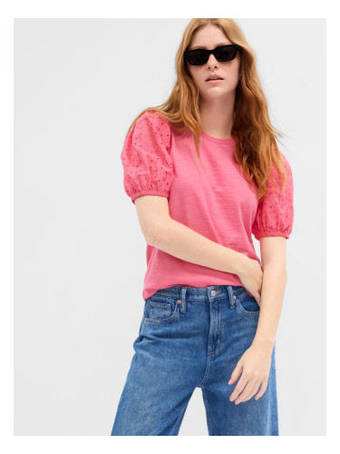 GAP Majica with Lace Sleeves - Women