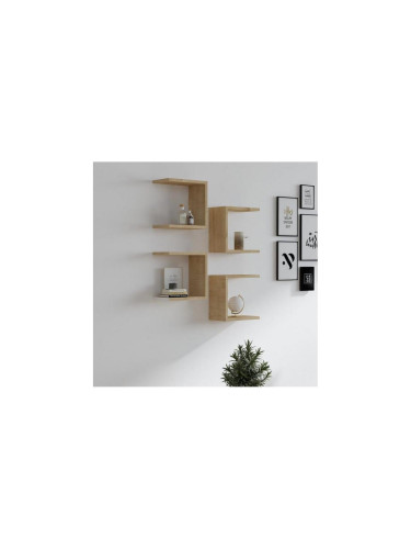 К-кт 4x Етажерка за стена BASE кафяв