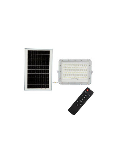 LED Екстериорен соларен прожектор LED/15W/3,2V IP65 4000K бял + д.у.