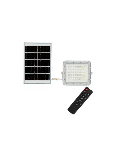 LED Екстериорен соларен прожектор LED/6W/3,2V IP65 4000K бял + д.у.