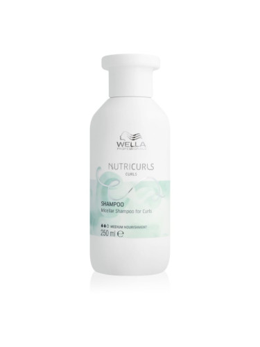 Wella Professionals Nutricurls Curls нежен мицеларен шампоан за къдрава коса 250 мл.