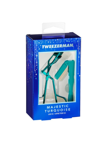 Tweezerman Majestic Turquoise подаръчен комплект (за мигли )