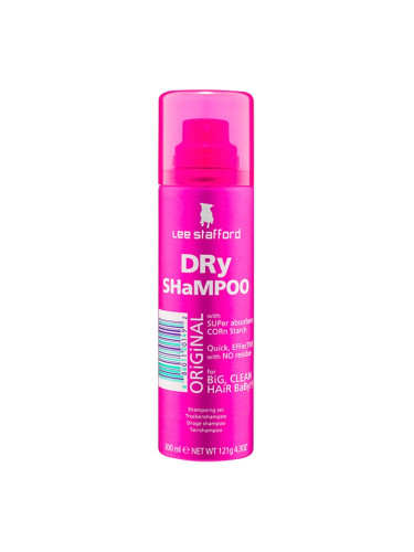 Lee Stafford Original Dry Shampoo сух шампоан за абсорбиране на излишния себум а освежаване на косата 200 мл.