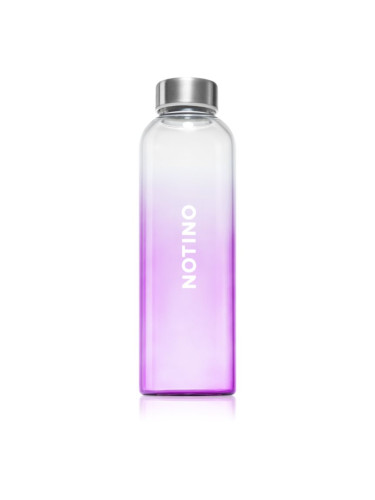 Notino Sport Collection Glass water bottle стъклена бутилка за вода Purple 500 мл.