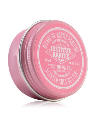 Institut Karité Paris Rose Mademoiselle 98% Scented Shea Butter масло от шеа  парфюмиран 10 мл.