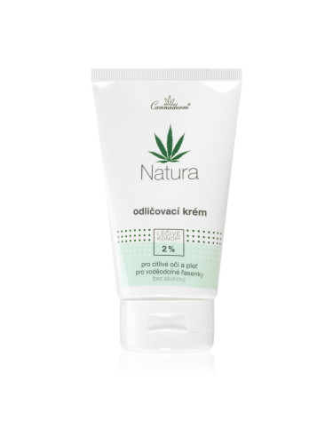 Cannaderm Natura Make-up remover cream нежен крем за почистване на лице с конопено масло 150 мл.