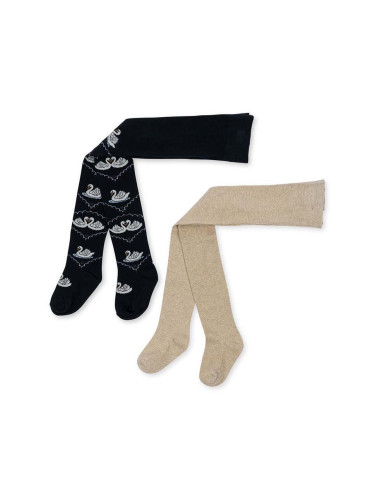 Детски чорапогащи Konges Sløjd (2 броя) в тъмносиньо