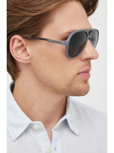 Слънчеви очила Armani Exchange в сиво 0AX4133S