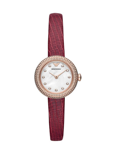 Часовник Emporio Armani дамски в червено