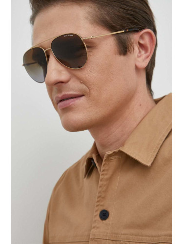 Слънчеви очила Armani Exchange в златисто