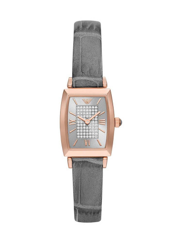 Часовник Emporio Armani дамски в сиво