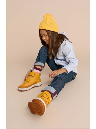Детски половинки обувки Reima Patter 2.0 в жълто