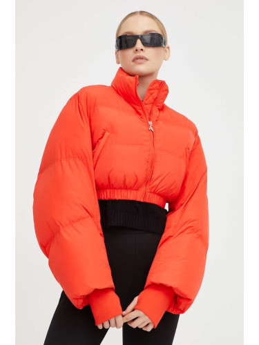 Яке Patrizia Pepe в оранжево зимен модел