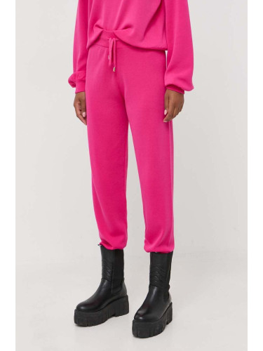 Спортен панталон Pinko в лилаво с изчистен дизайн