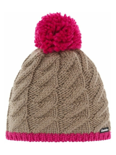 Eisbär Asteria Pompon Kids Beanie Beige/Pink UNI Шапка за ски