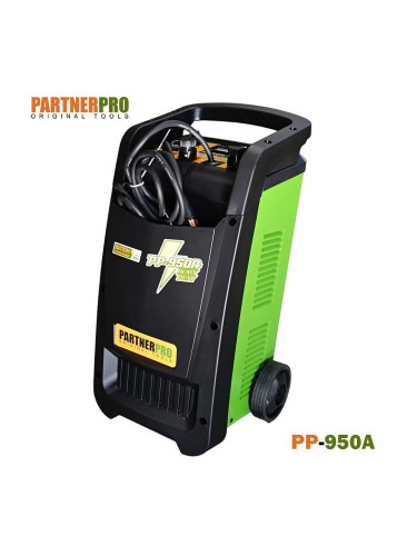 Стартерна зарядна станция / устройство, тип количка, PARTNERPRO PP-950A, 6/12V, 10A ток на зареждане, 10-150Ah капацитет на батерия