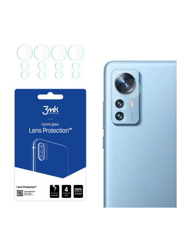 4 бр. гъвкав протектор за камера 3mk Lens Protection - Xiaomi 12 / 12X