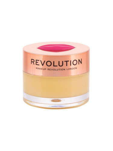 Makeup Revolution London Lip Mask Overnight Pineapple Crush Балсам за устни за жени 12 гр