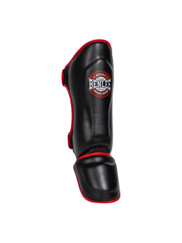 Lonsdale Kids artificial leather shin guards (1 pair)