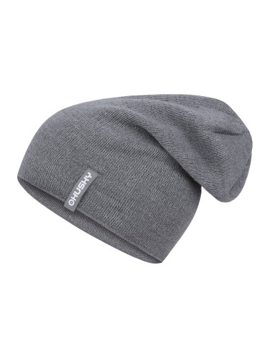 Men's merino hat HUSKY Merhat 2 light grey