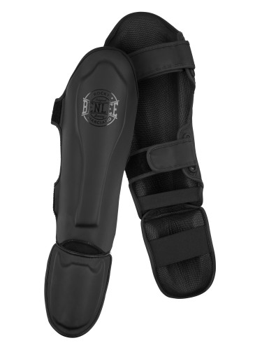 Lonsdale Artificial leather shin guards (1 pair)