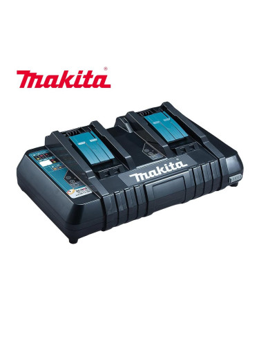 Зарядно устройство, двойно, Makita DC18RD (630868-6), за Li-Ion батерии 14.4V-18V, LXT