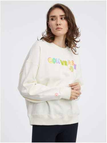 Creamy women's sweatshirt Converse