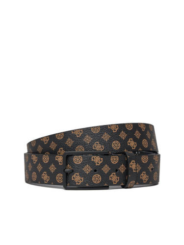 Guess Мъжки колан Micro Peony Eco Belts BM7793 P4135 Кафяв