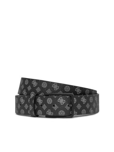 Guess Мъжки колан Micro Peony Eco Belts BM7793 P4135 Черен